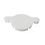 GoodHome White Cover cap, Pack of 4
