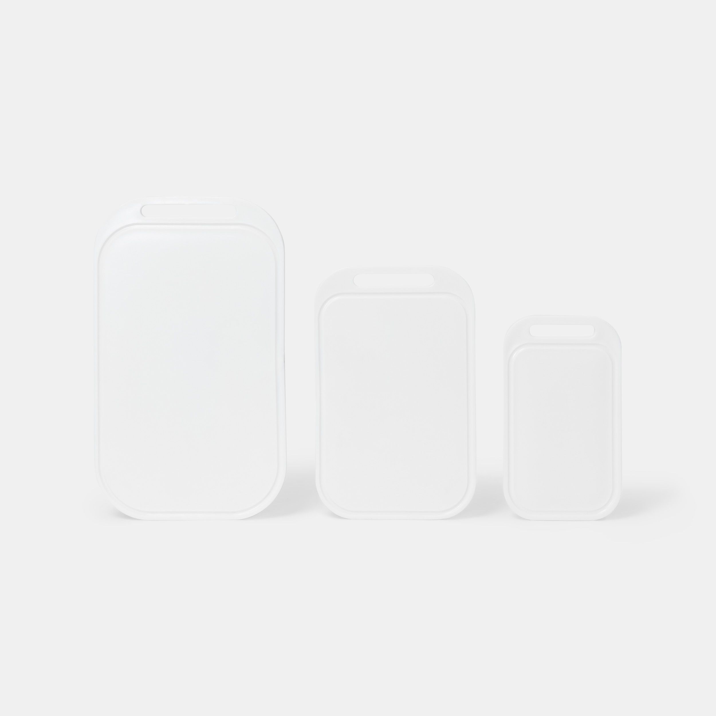 GoodHome White High-density polyethylene (HDPE) Chopping board