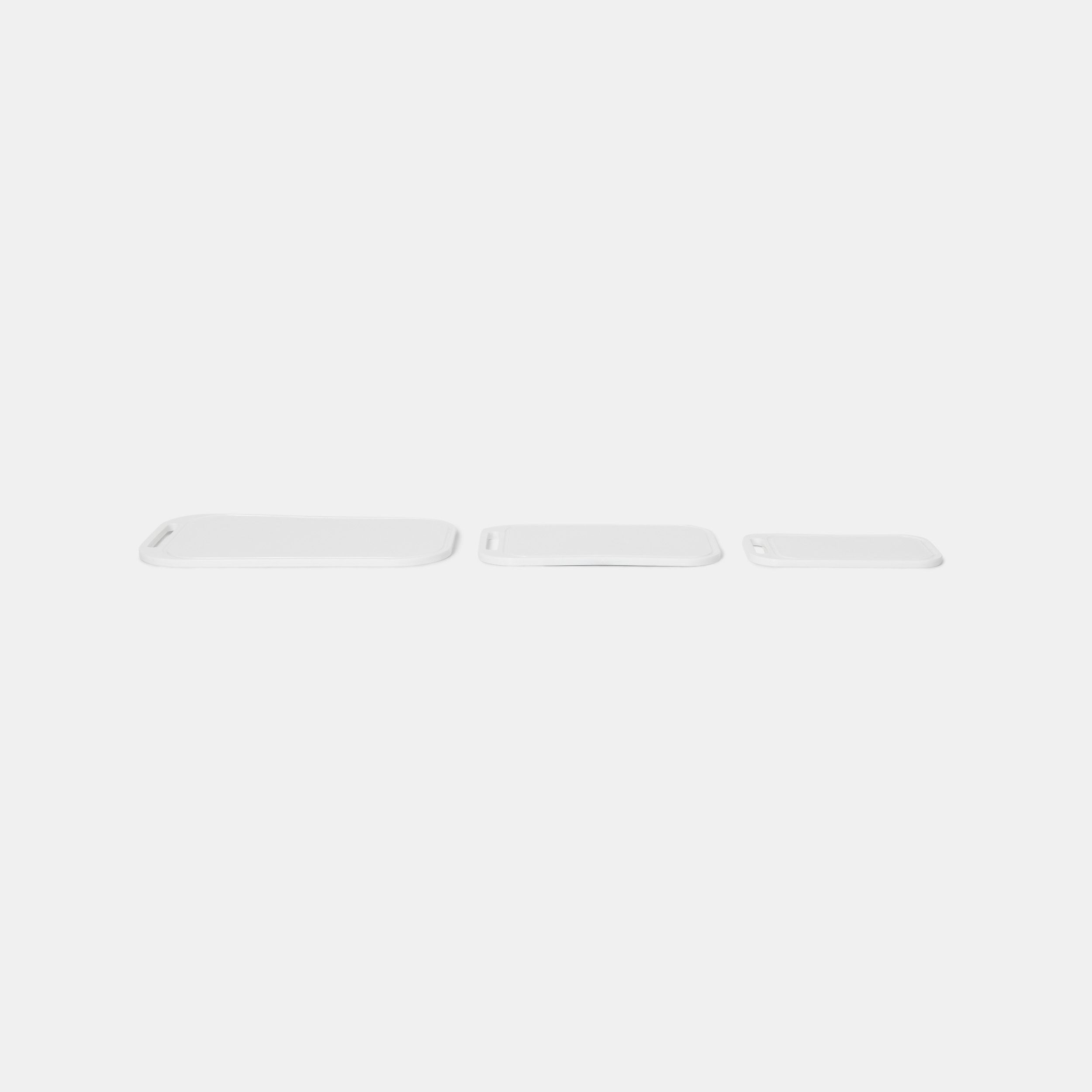 GoodHome White High-density polyethylene (HDPE) Chopping board