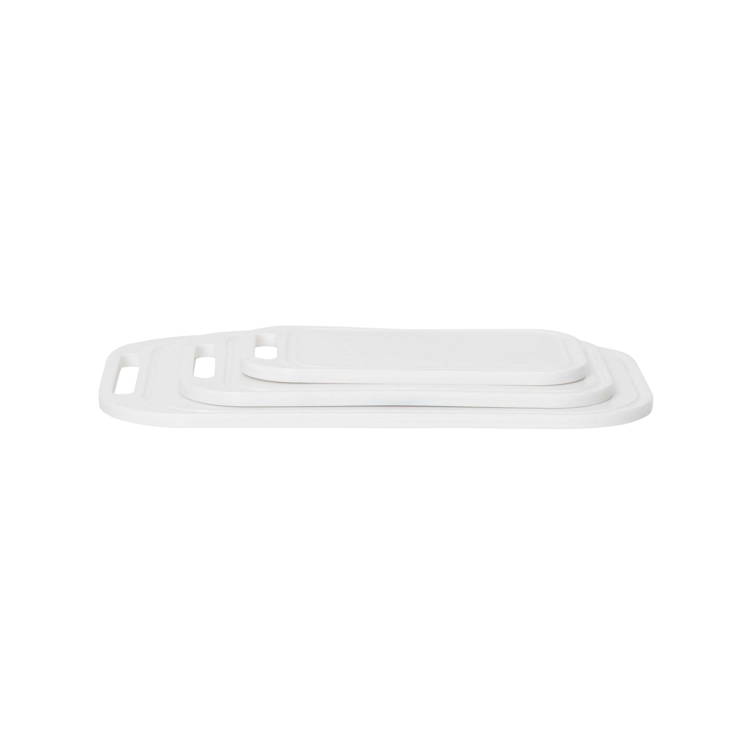 GoodHome White High-density polyethylene (HDPE) Chopping board