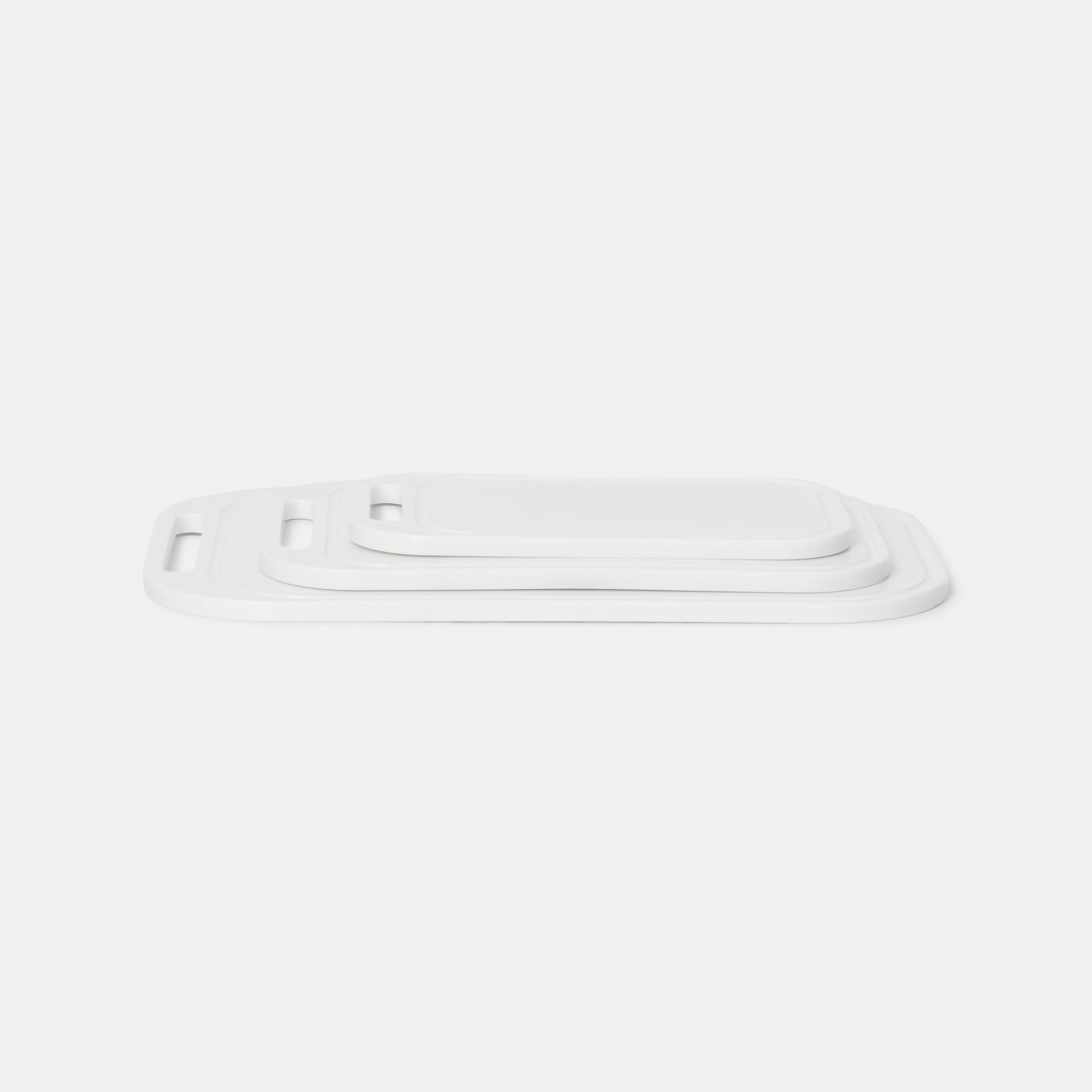 GoodHome White High-density polyethylene (HDPE) Chopping board