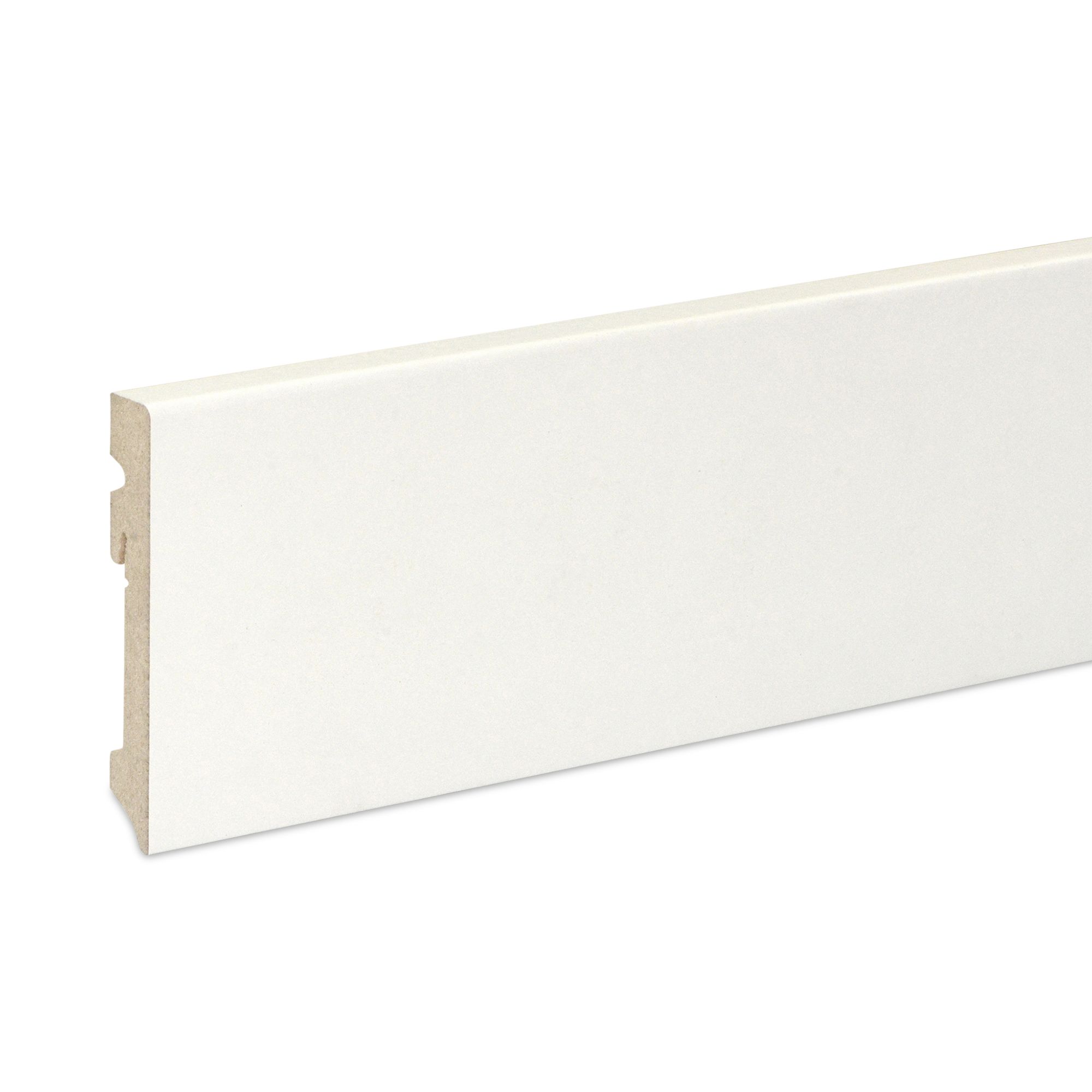 GoodHome White MDF Skirting board (L)2.2m (W)100mm (T)16mm