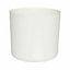 GoodHome White Plastic Circular Plant pot (Dia)13.5cm