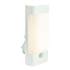 Lights By Night 0.5-Watt Plug In Light Sensing Rib Shade Integrated LED Night  Light, 4-Pack 31924 - The Home Depot