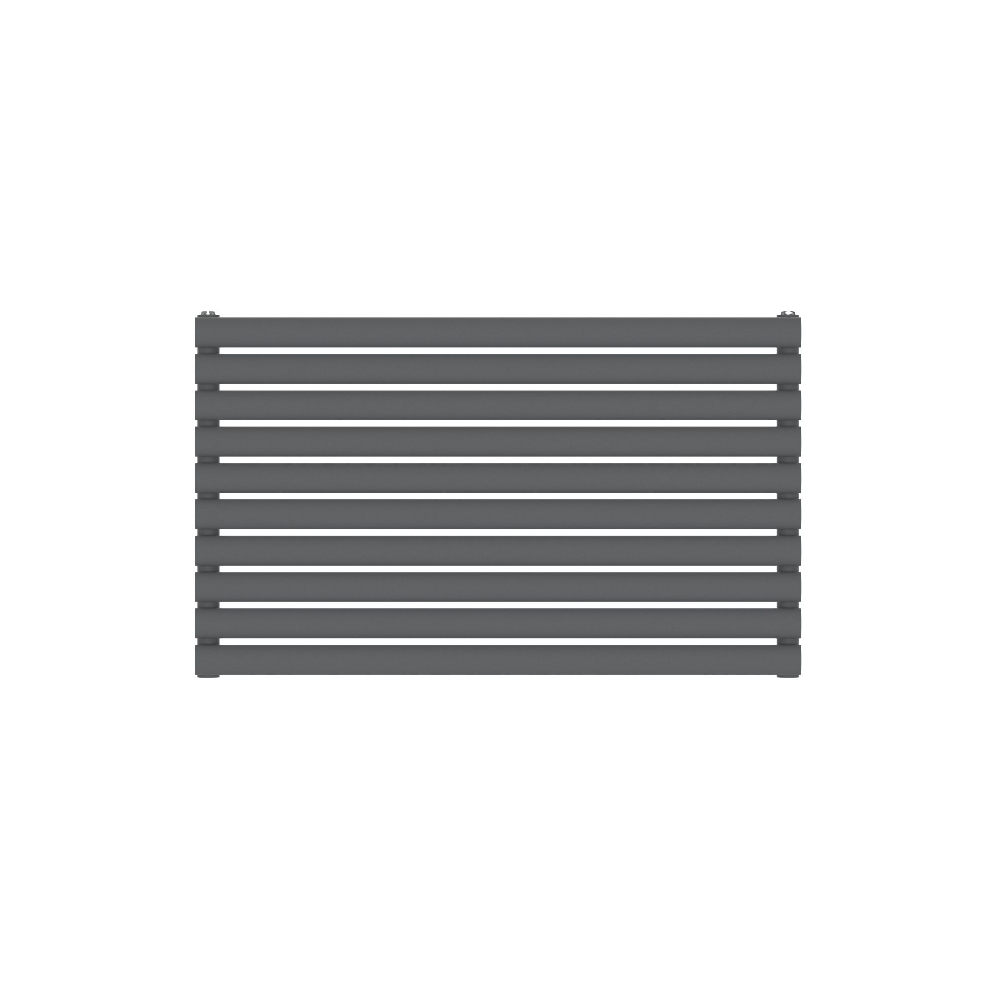 GoodHome Wickham Anthracite Thermodynamic Horizontal Designer 2189BTU Radiator, (W)1000mm x (H)600mm