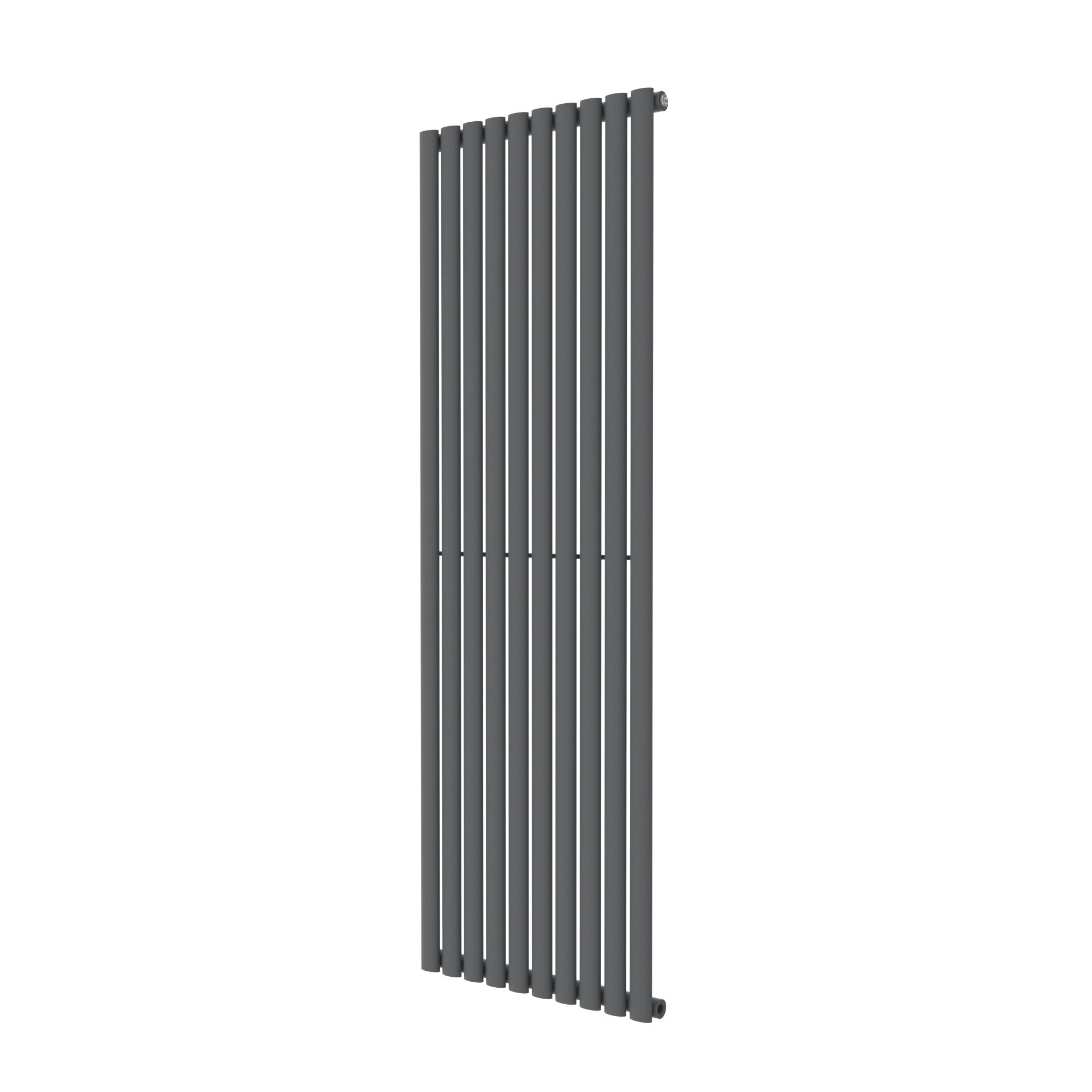 GoodHome Wickham Anthracite Vertical Designer Radiator, (W)600mm x (H)1800mm