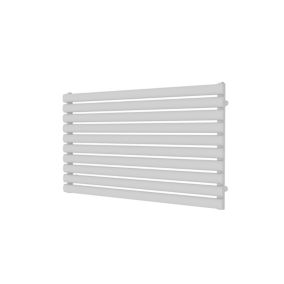 GoodHome Wickham White Horizontal Designer 2189BTU Radiator, (W)1000mm x (H)600mm