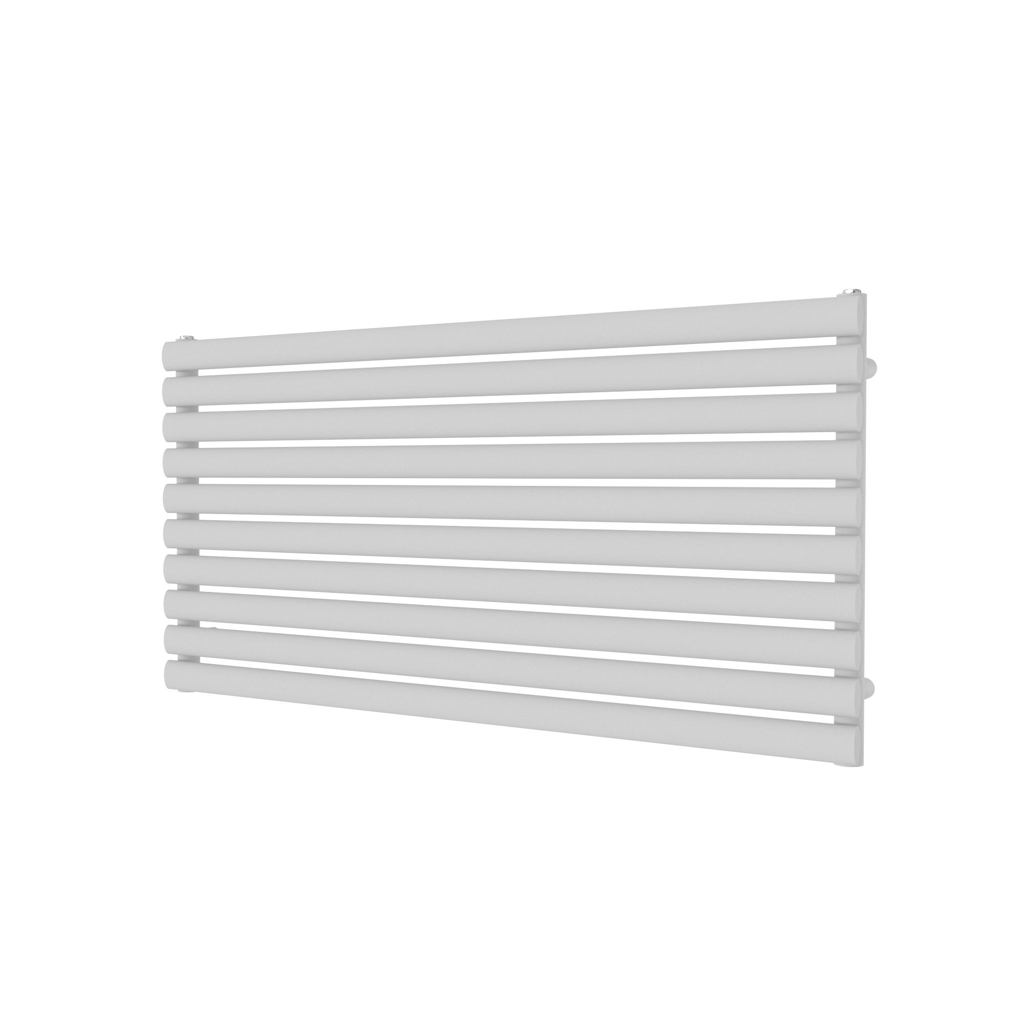 GoodHome Wickham White Horizontal Designer Radiator, (W)1200mm x (H)600mm