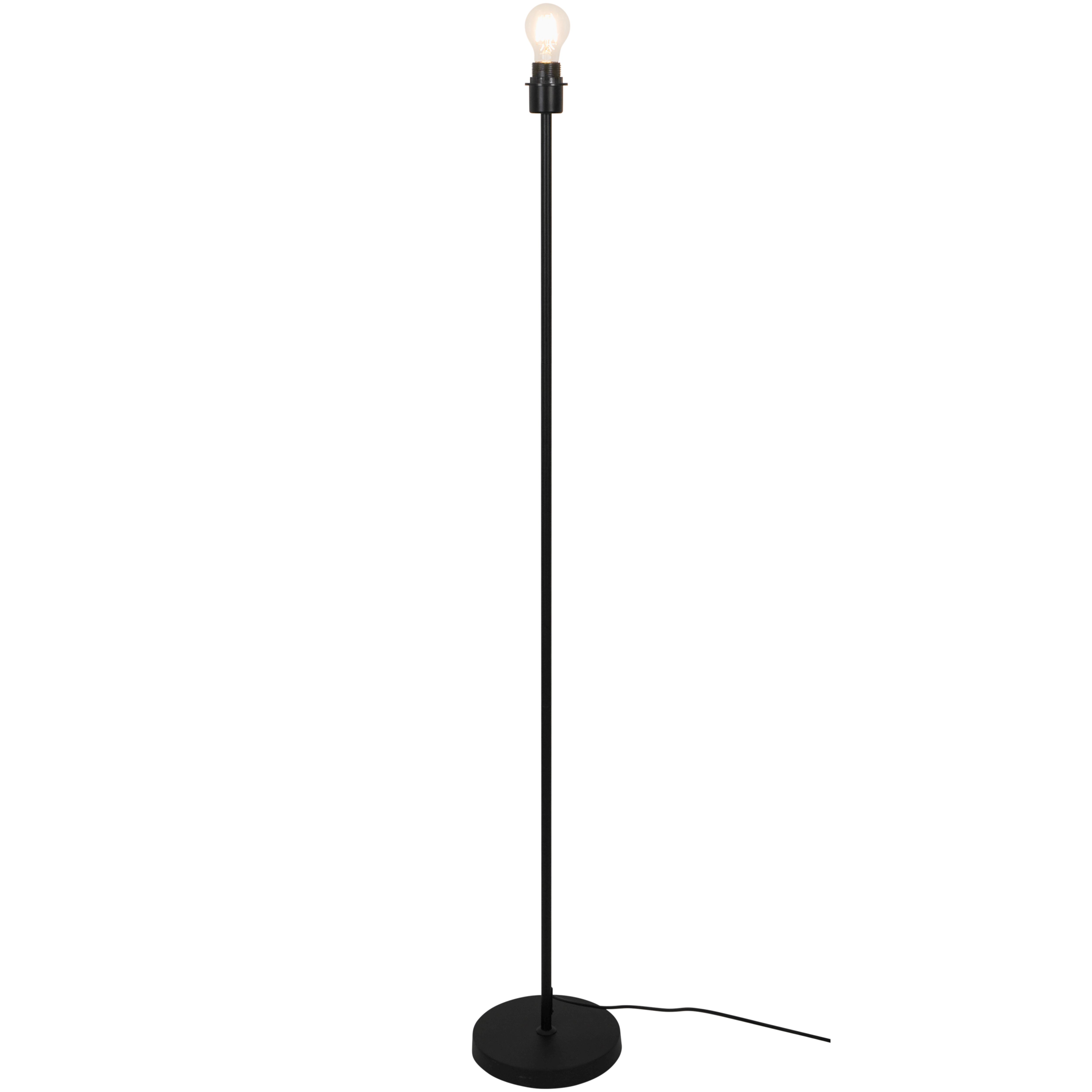 GoodHome Willet Black Floor lamp base
