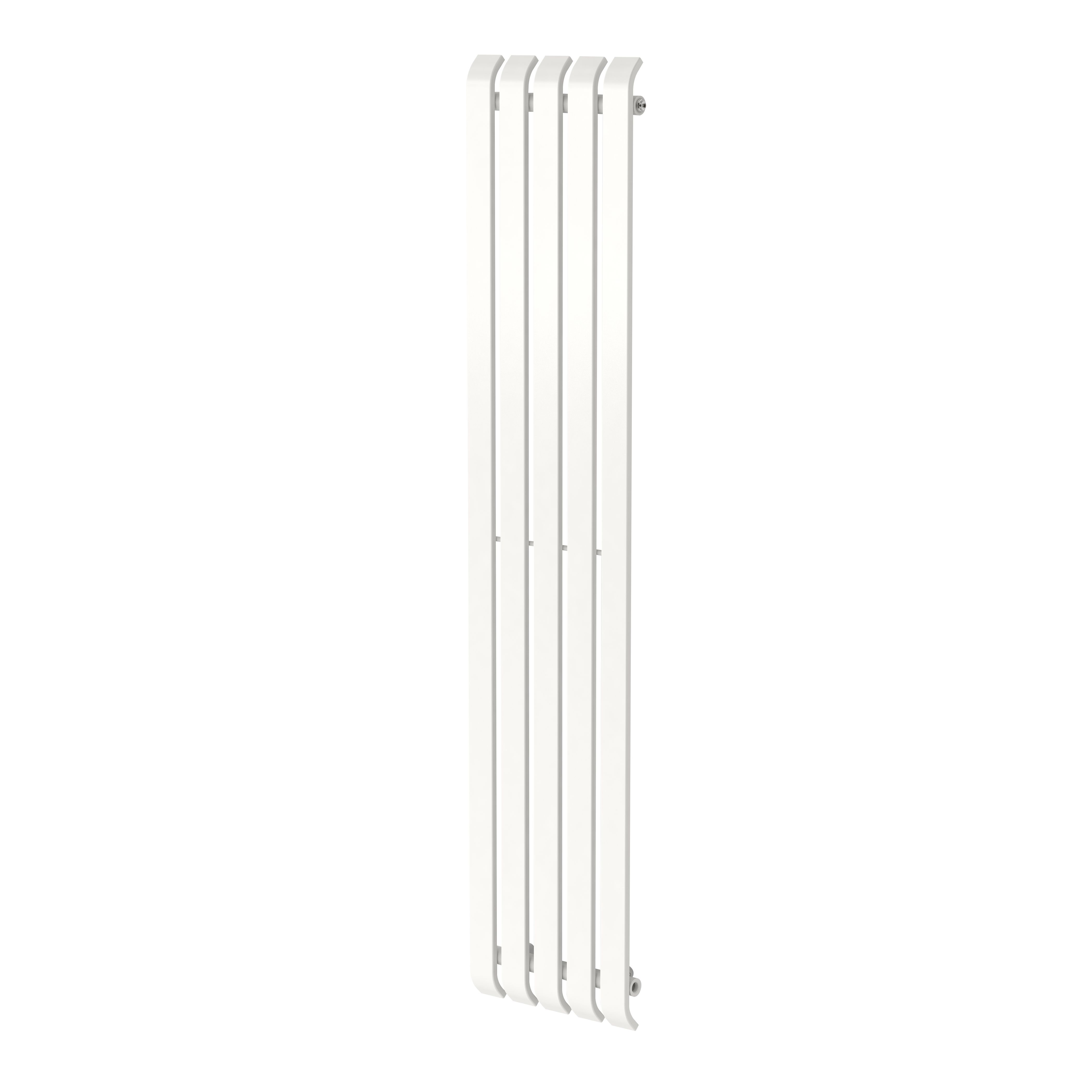 GoodHome Wilsona CH1800380SW White Hydronic Vertical Designer 2545BTU Radiator, (W)380mm x (H)1800mm