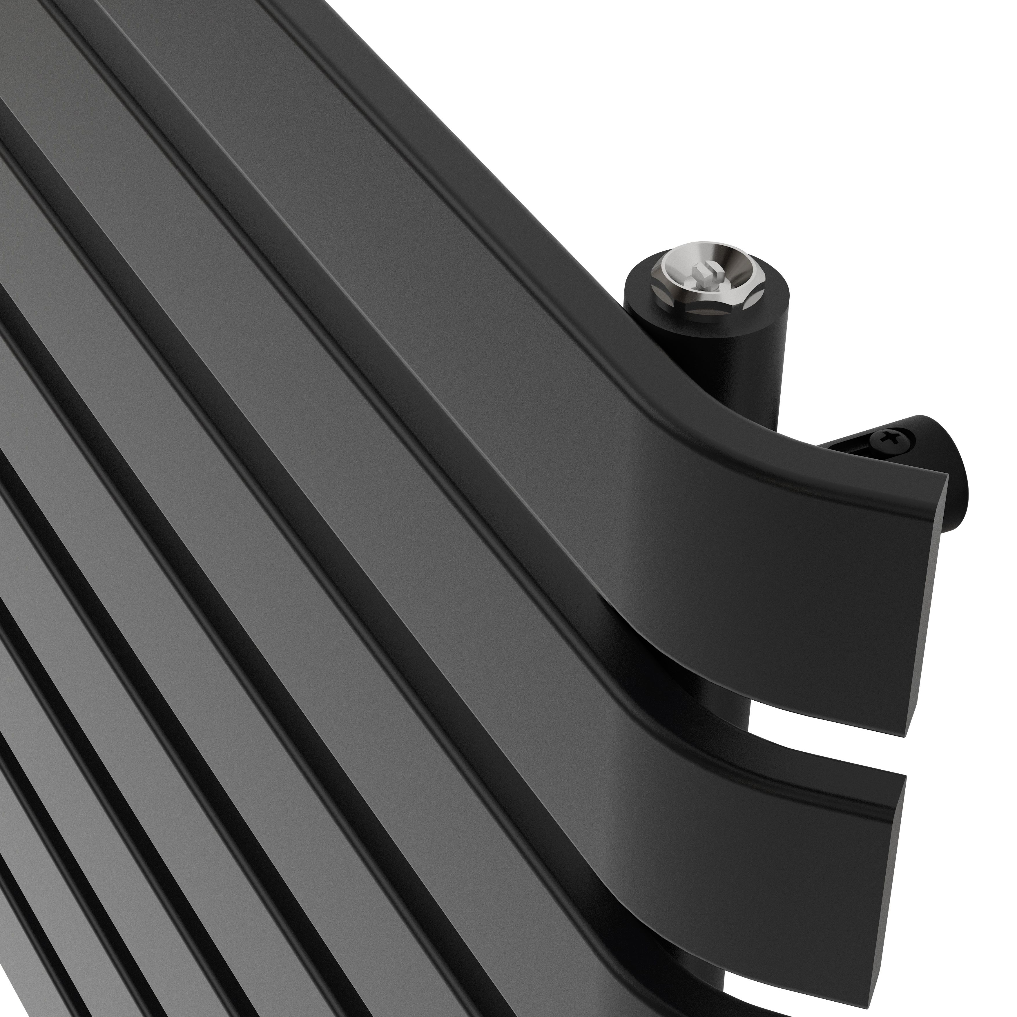 GoodHome Wilsona CH6201000SA Anthracite Horizontal Designer 2064BTU Radiator, (W)1000mm x (H)620mm