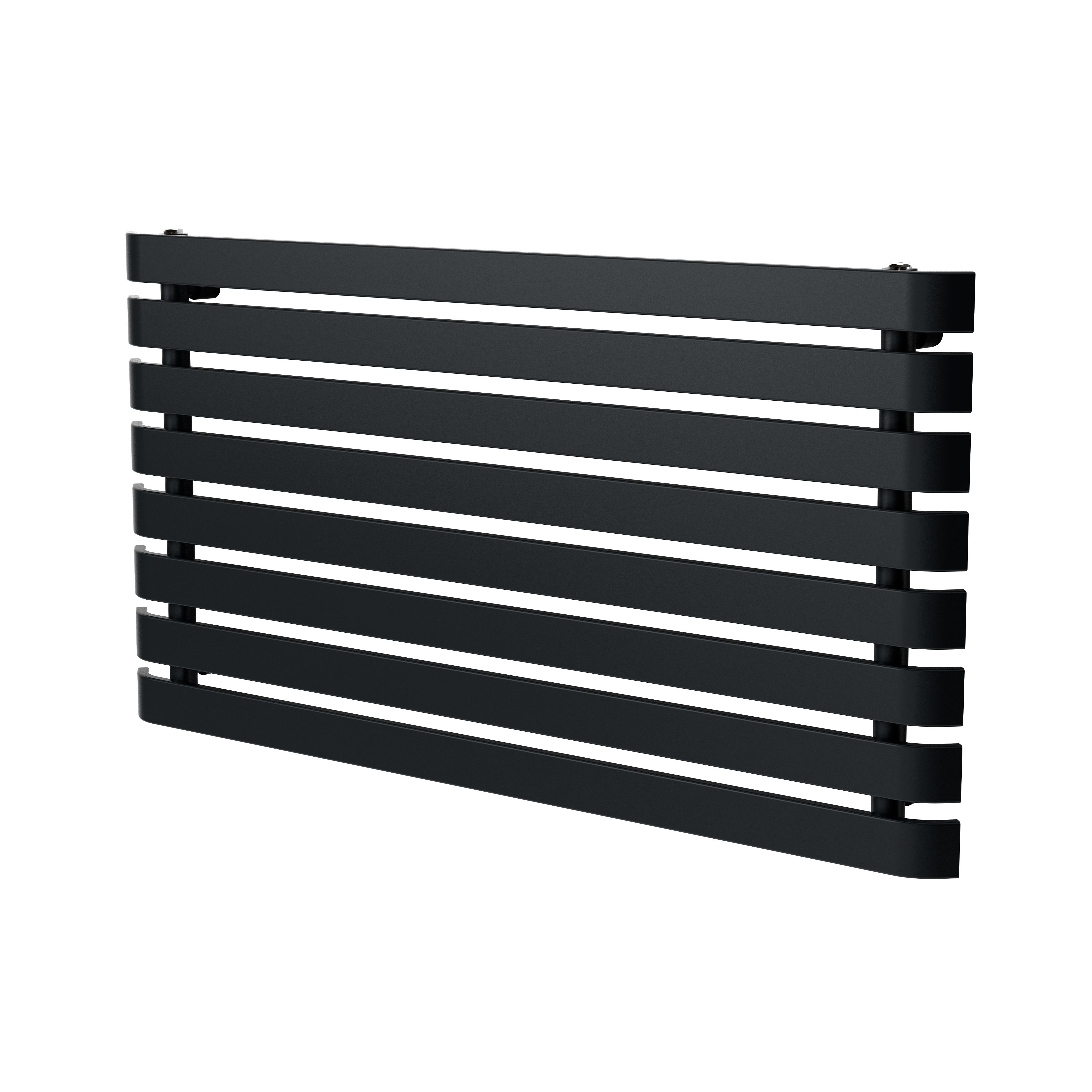 GoodHome Wilsona CH6201200SA Single Anthracite Horizontal Designer 2477BTU Radiator, (W)1200mm x (H)620mm