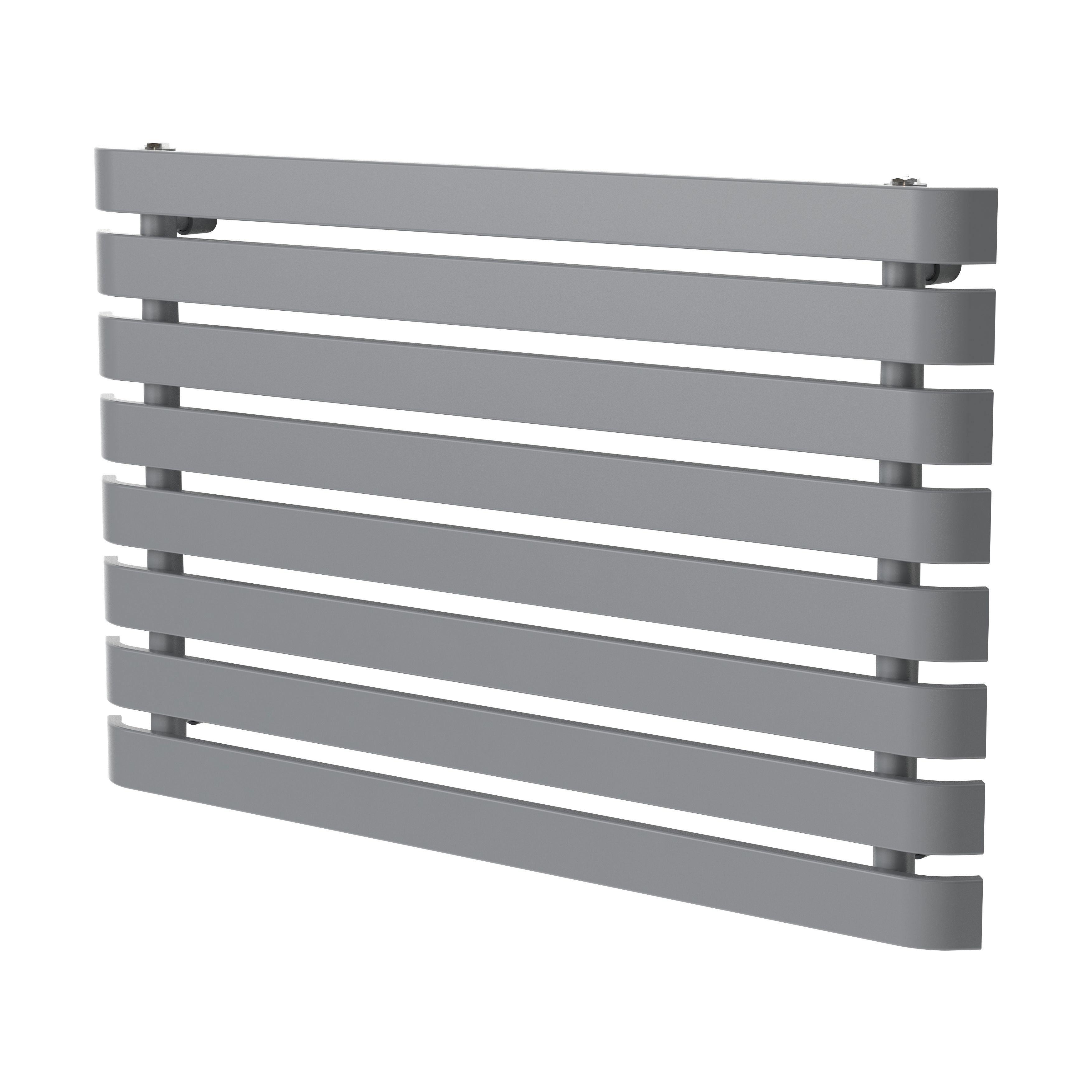 GoodHome Wilsona Grey Horizontal Designer Radiator, (W)1000mm x (H)620mm