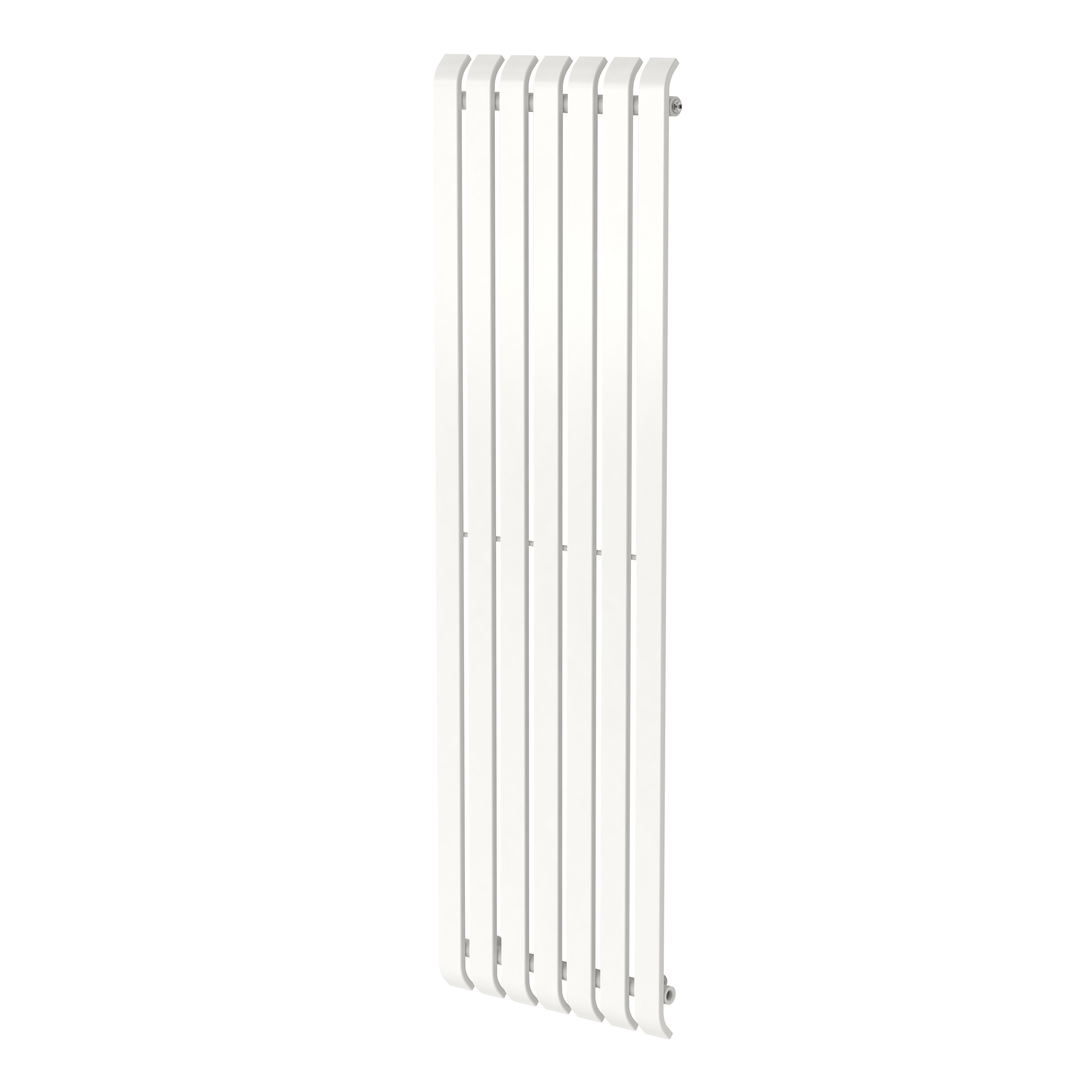 GoodHome Wilsona Single White Vertical Designer Radiator, (W)540mm x (H)1800mm