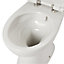 GoodHome Winam Close-coupled Rimless Standard Toilet set with Soft close seat