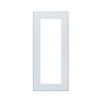 GoodHome Winterana Glazed bridging Cabinet door (W)800mm (H)356mm (T)20mm