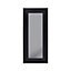 GoodHome Winterana Glazed bridging Cabinet door (W)800mm (H)356mm (T)20mm