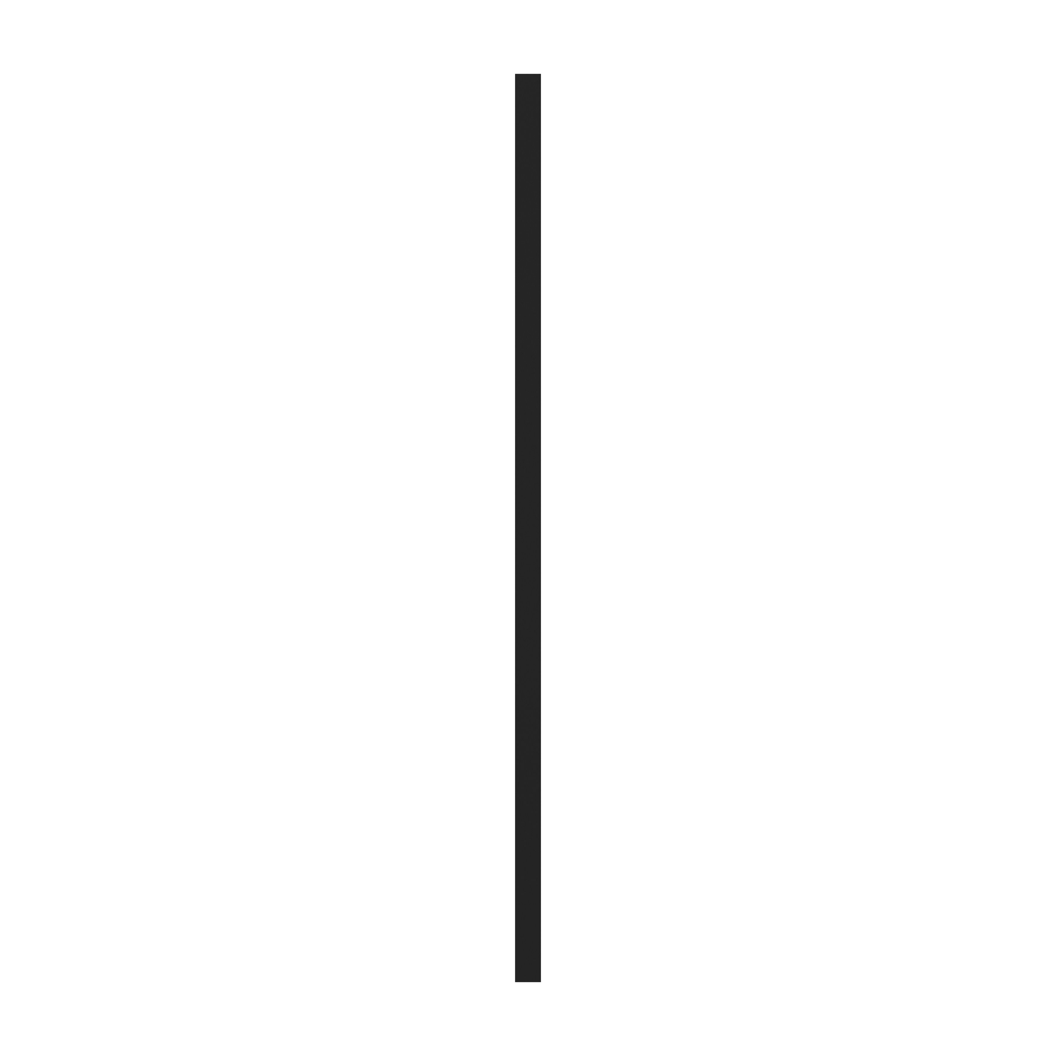 GoodHome Winterana Matt black Standard Cabinet door (W)500mm (H)715mm (T)20mm
