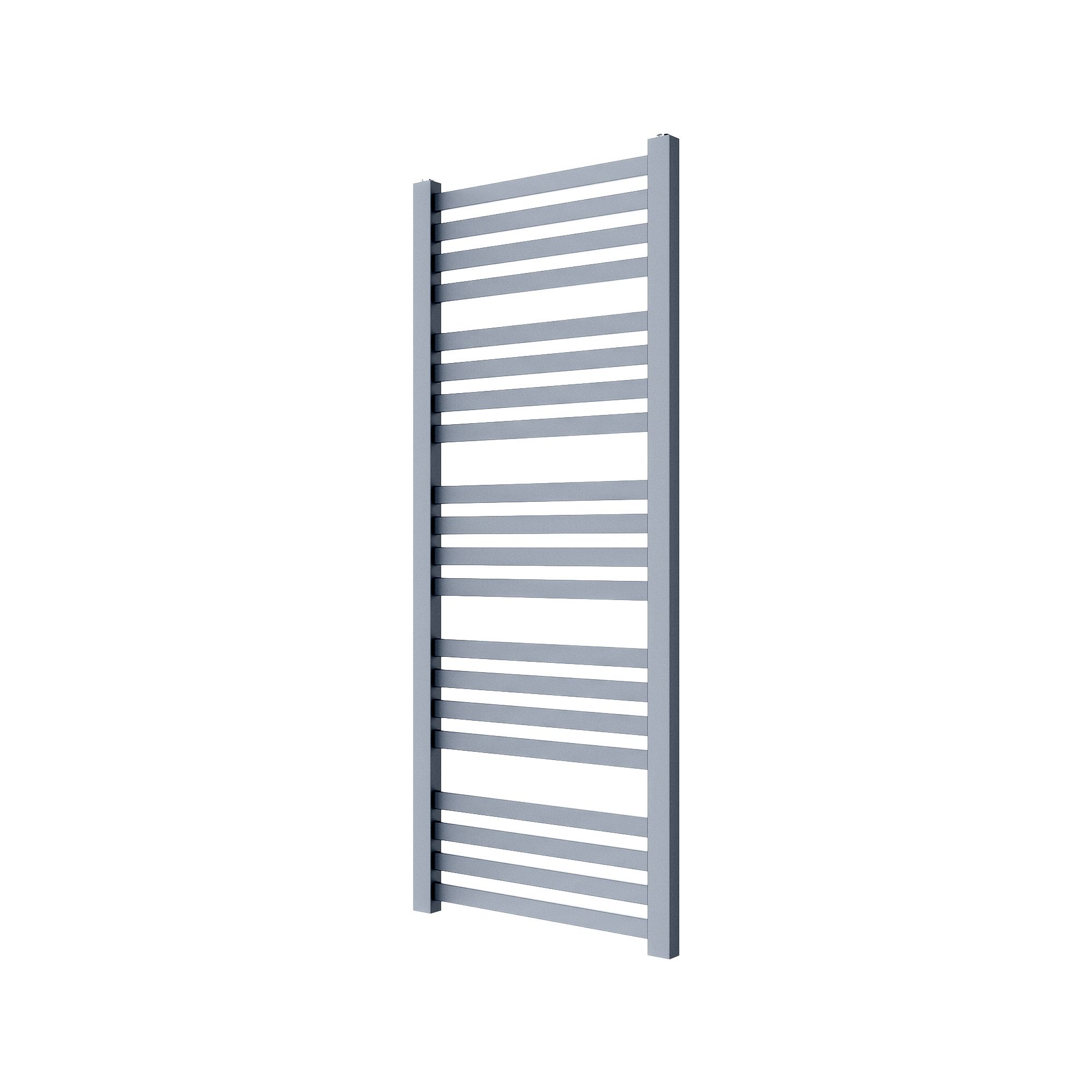 GoodHome Wolfsbane Vertical Towel radiator (W)500mm (H)1200mm