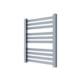 GoodHome Wolfsbane Vertical Towel radiator (W)500mm (H)600mm