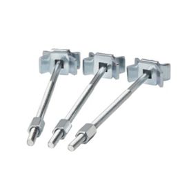 GoodHome Worktop joining bolts (H)14mm Pack of 3
