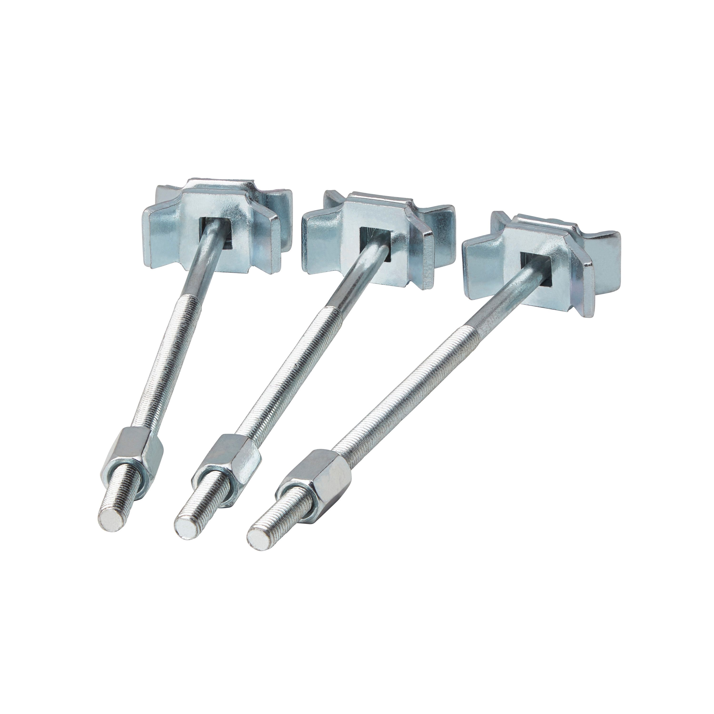 GoodHome Worktop joining bolts (H)16mm Pack of 3 DIY at B&Q