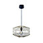 GoodHome Wutai Natural Pendant ceiling light, (Dia)380mm
