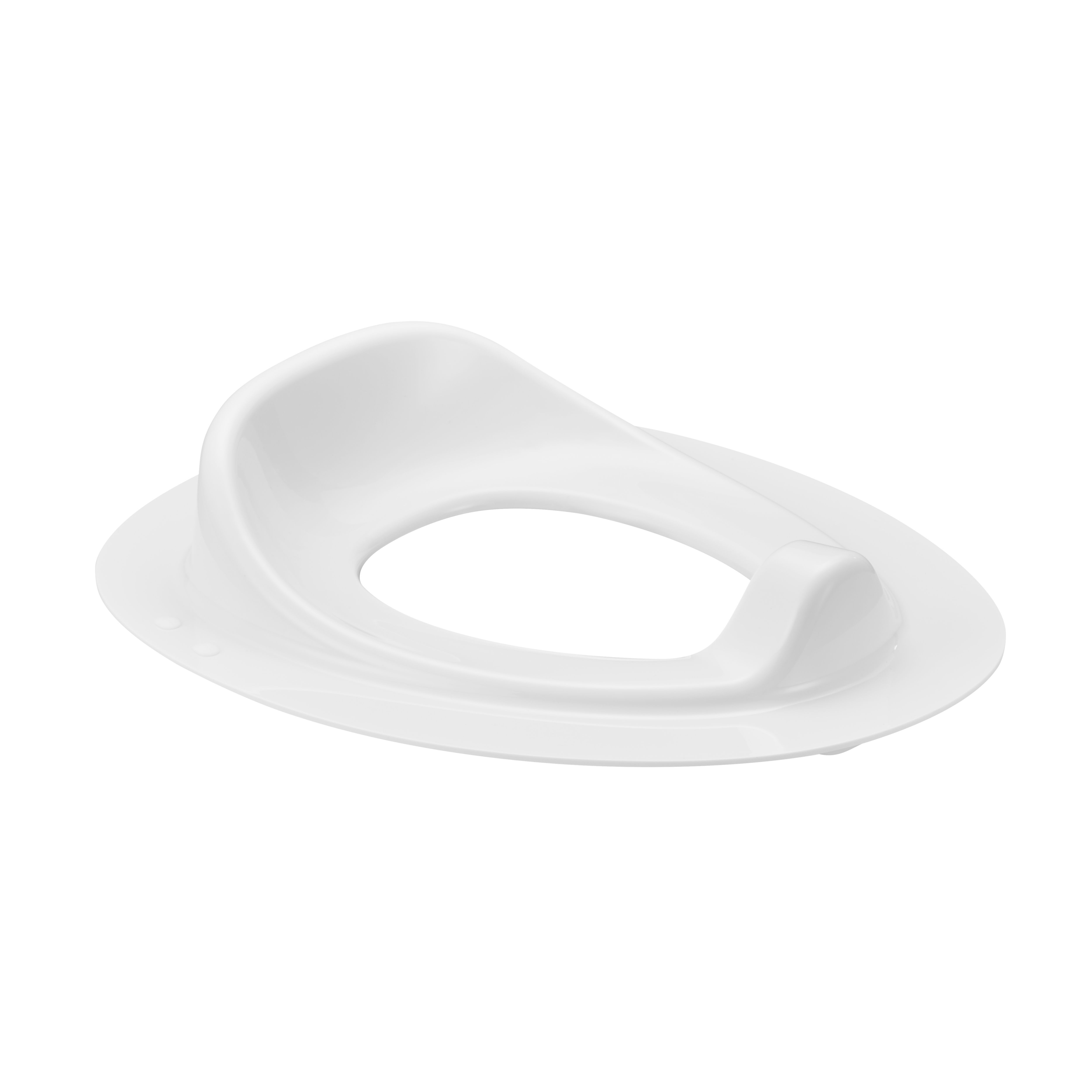 GoodHome Yalu White Standard close Toilet seat reducer