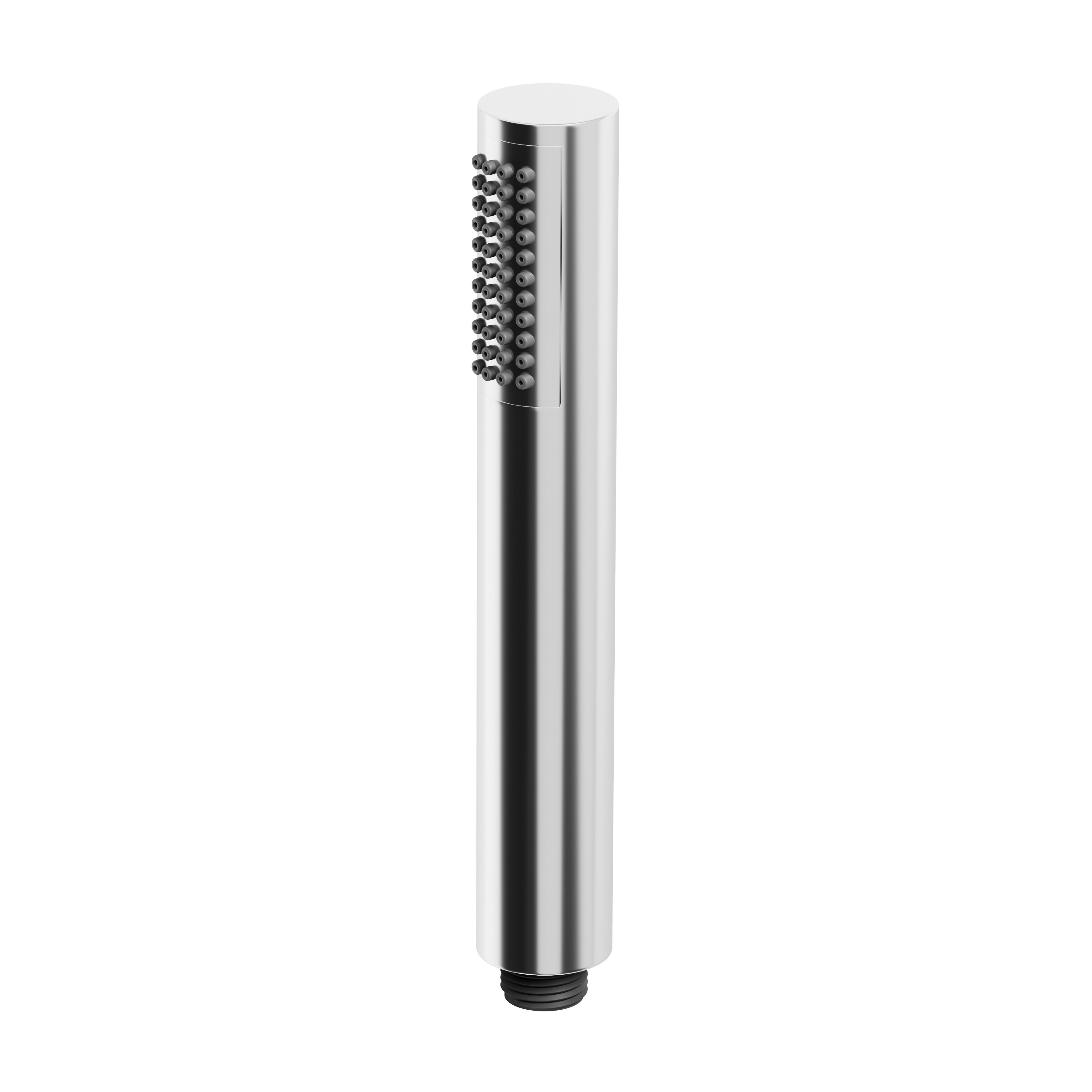 GoodHome Yekela Single-spray pattern Chrome effect Shower head