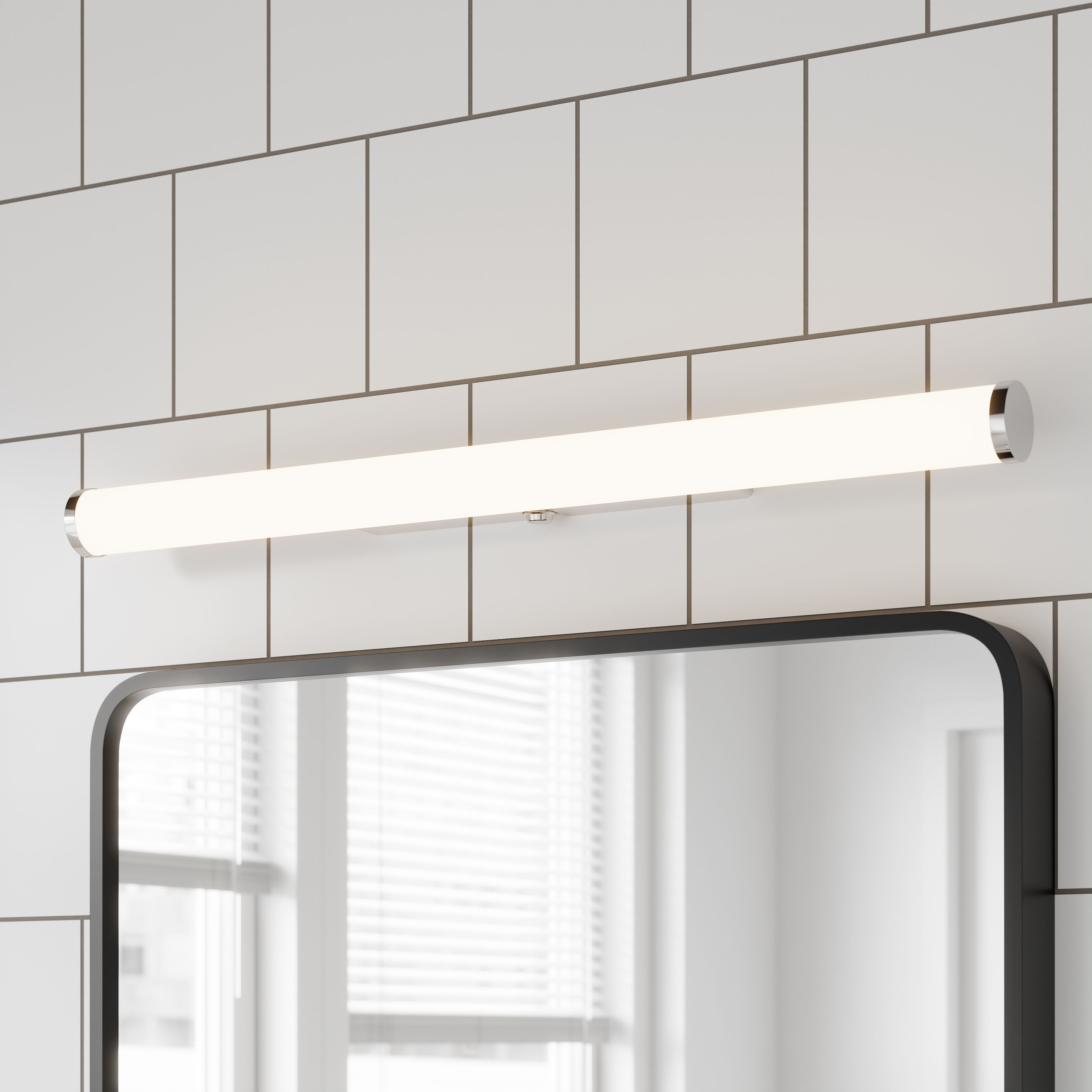 Yucata Chrome effect Wall light - 10
