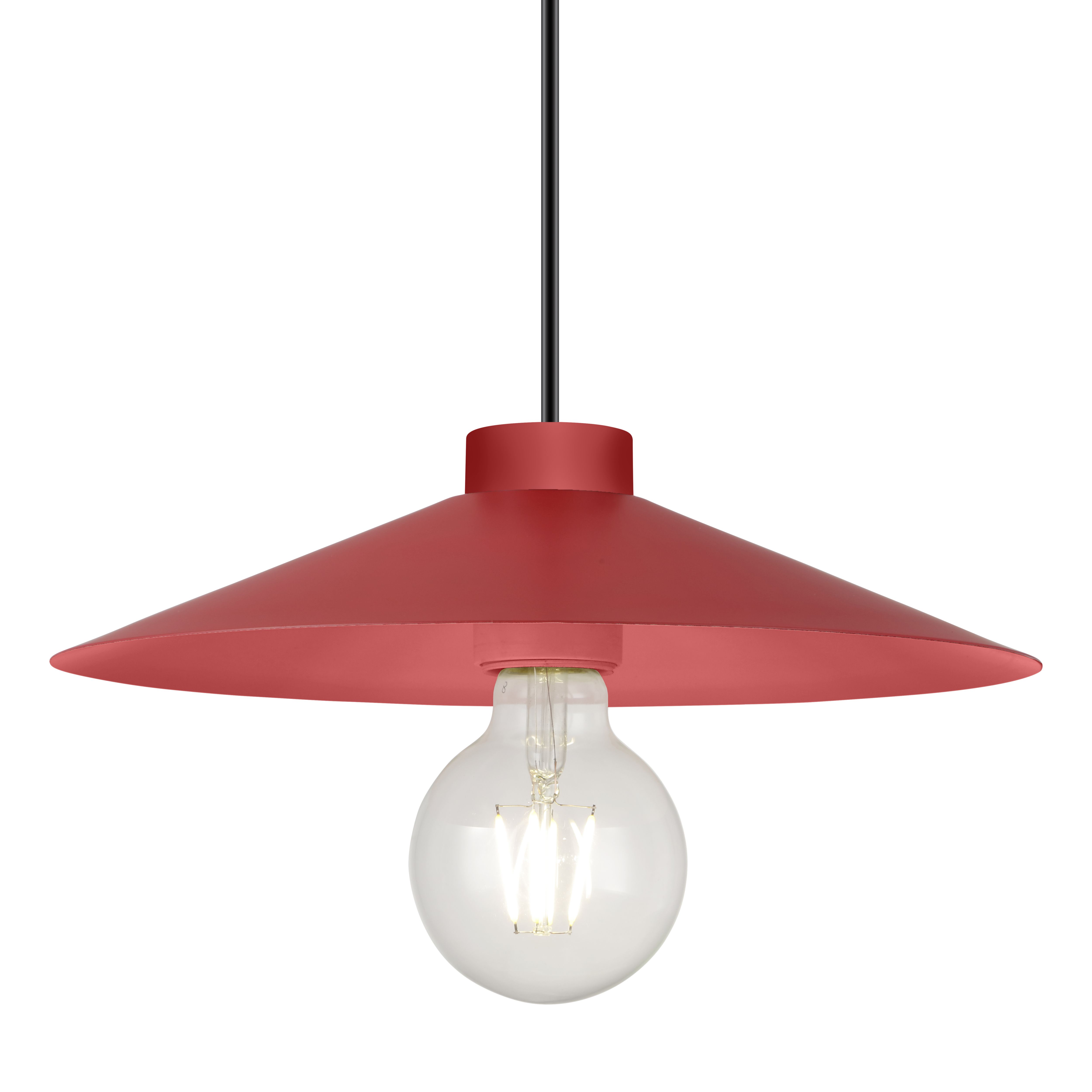GoodHome Zanbar Red Light shade (D)28cm