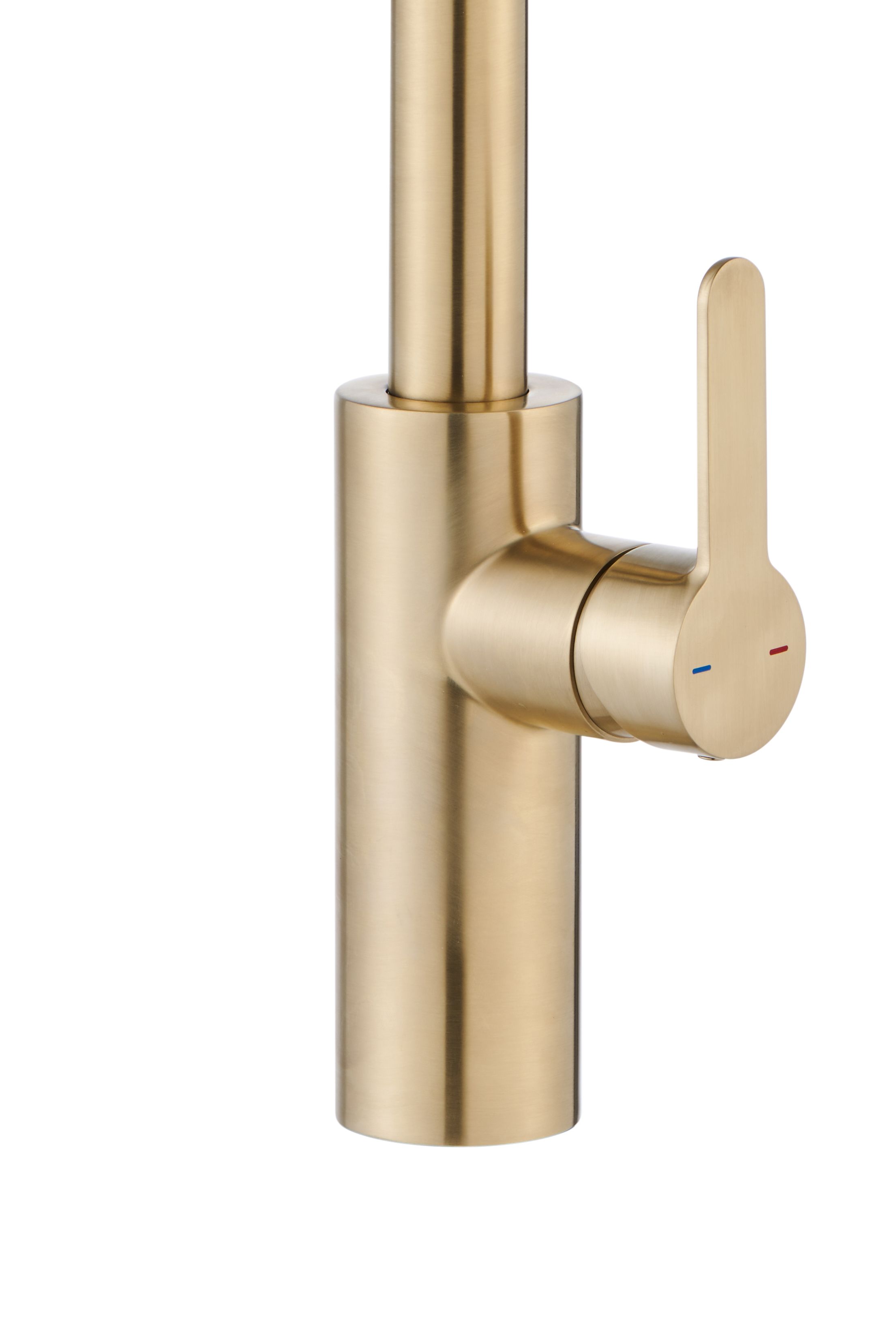 GoodHome Zanthe Brass effect Kitchen Side lever Tap