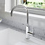 GoodHome Zanthe Chrome-plated Kitchen Side lever Tap