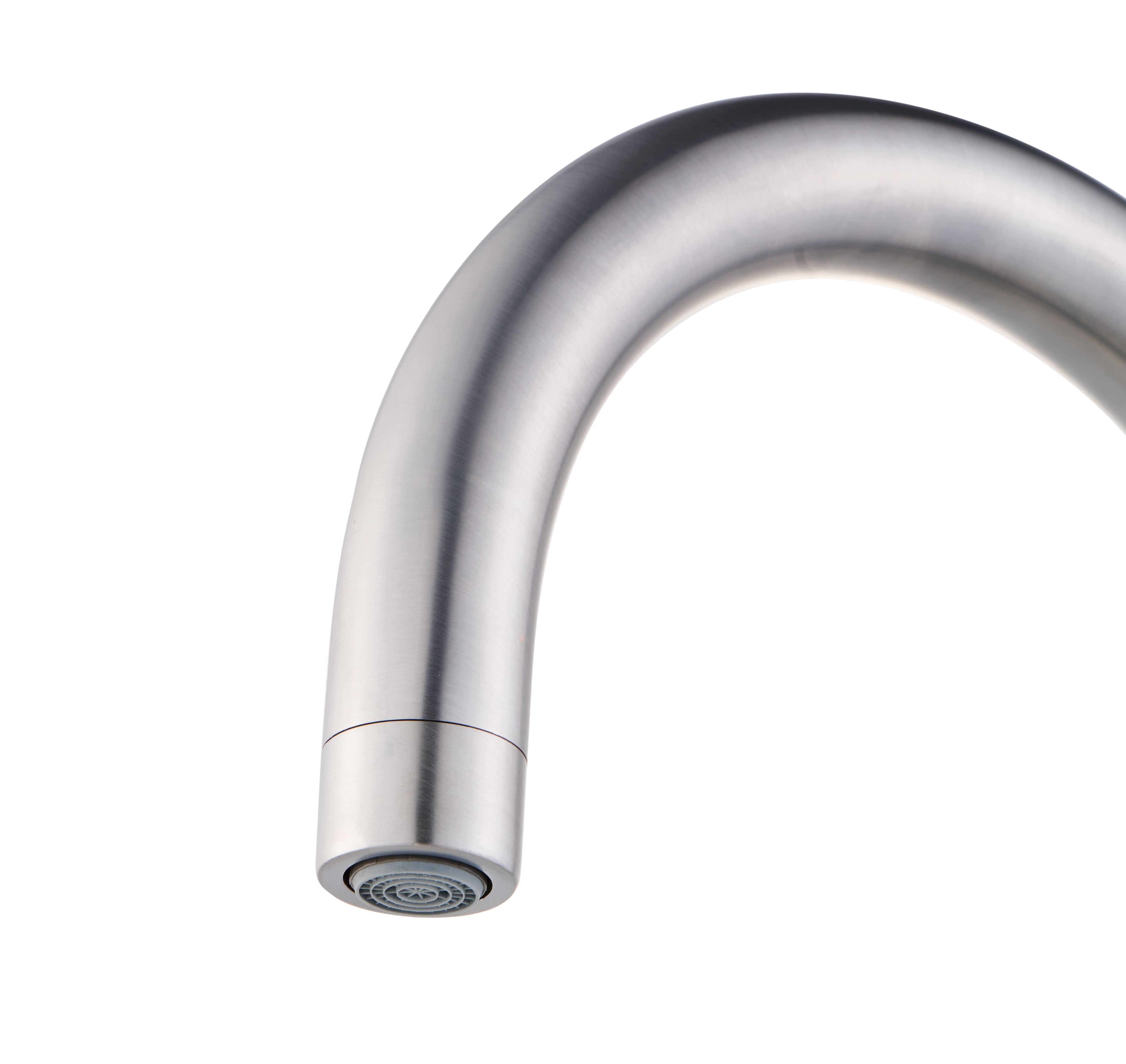 GoodHome Zanthe Stainless steel effect Kitchen Side lever Tap