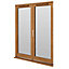 GoodHome2 panes Clear Double glazed Hardwood RH Patio door & frame, (H)2094mm (W)1794mm