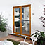 GoodHome2 panes Clear Double glazed Hardwood RH Patio door & frame, (H)2094mm (W)1794mm