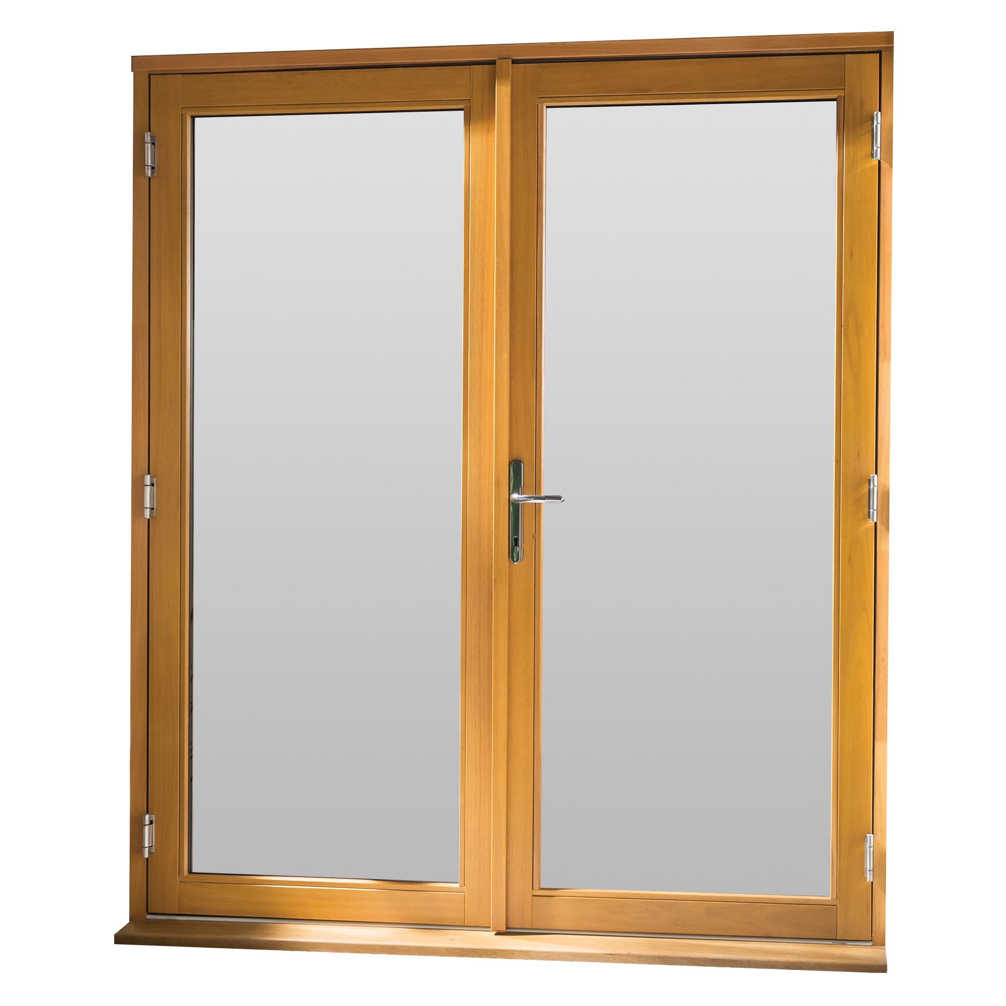 GoodHome2 panes Clear Glazed Hardwood Patio door & frame, (H)2094mm (W)1194mm