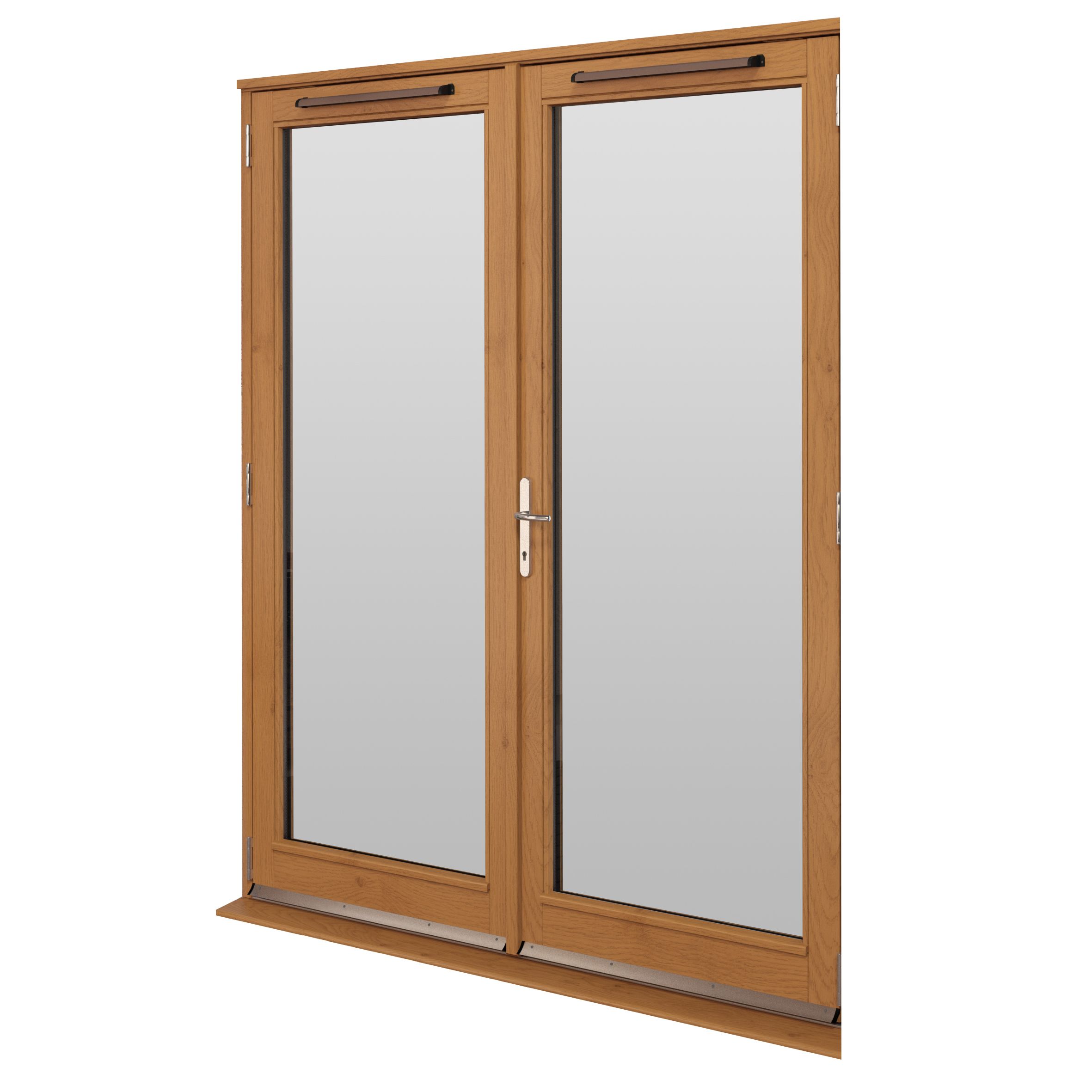 GoodHome2 panes Clear Glazed Hardwood Patio door & frame, (H)2094mm (W)1494mm