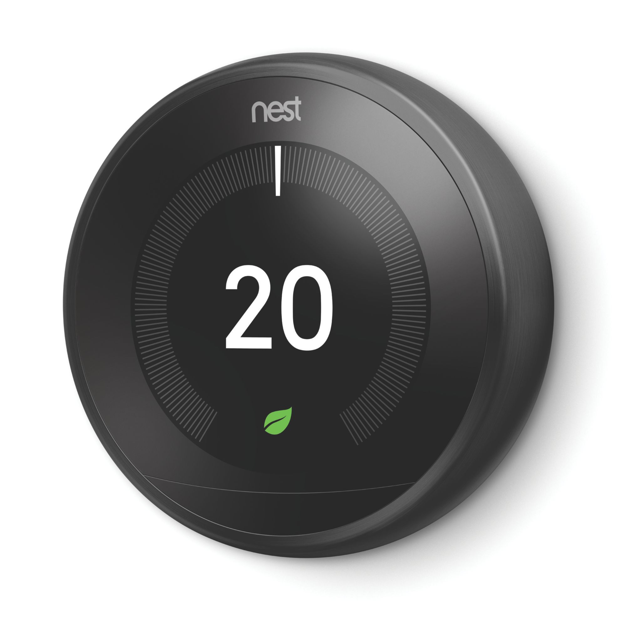 Google Nest 3rd Generation Smart Thermostat, Black DIY at B&Q