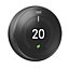 Google Nest 3rd Generation Smart Thermostat, Black