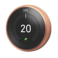 Google Nest 3rd Generation Smart Thermostat, Copper effect