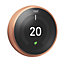 Google Nest 3rd Generation Smart Thermostat, Copper effect