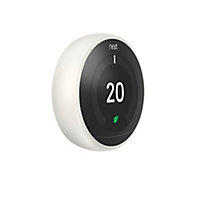 Google Nest 3rd Generation Smart Thermostat, White