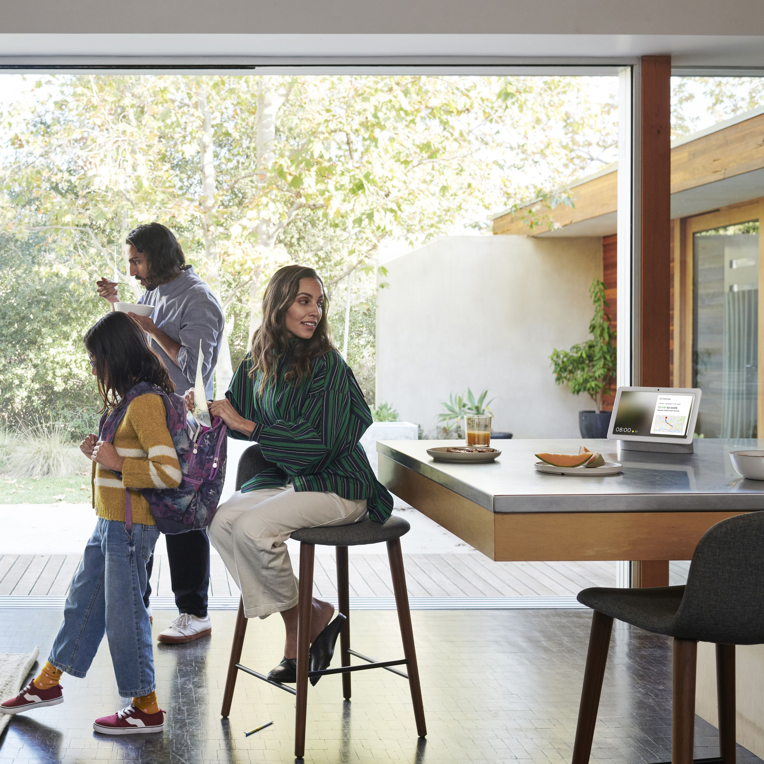 Google Nest Max Hub Chalk Smart
