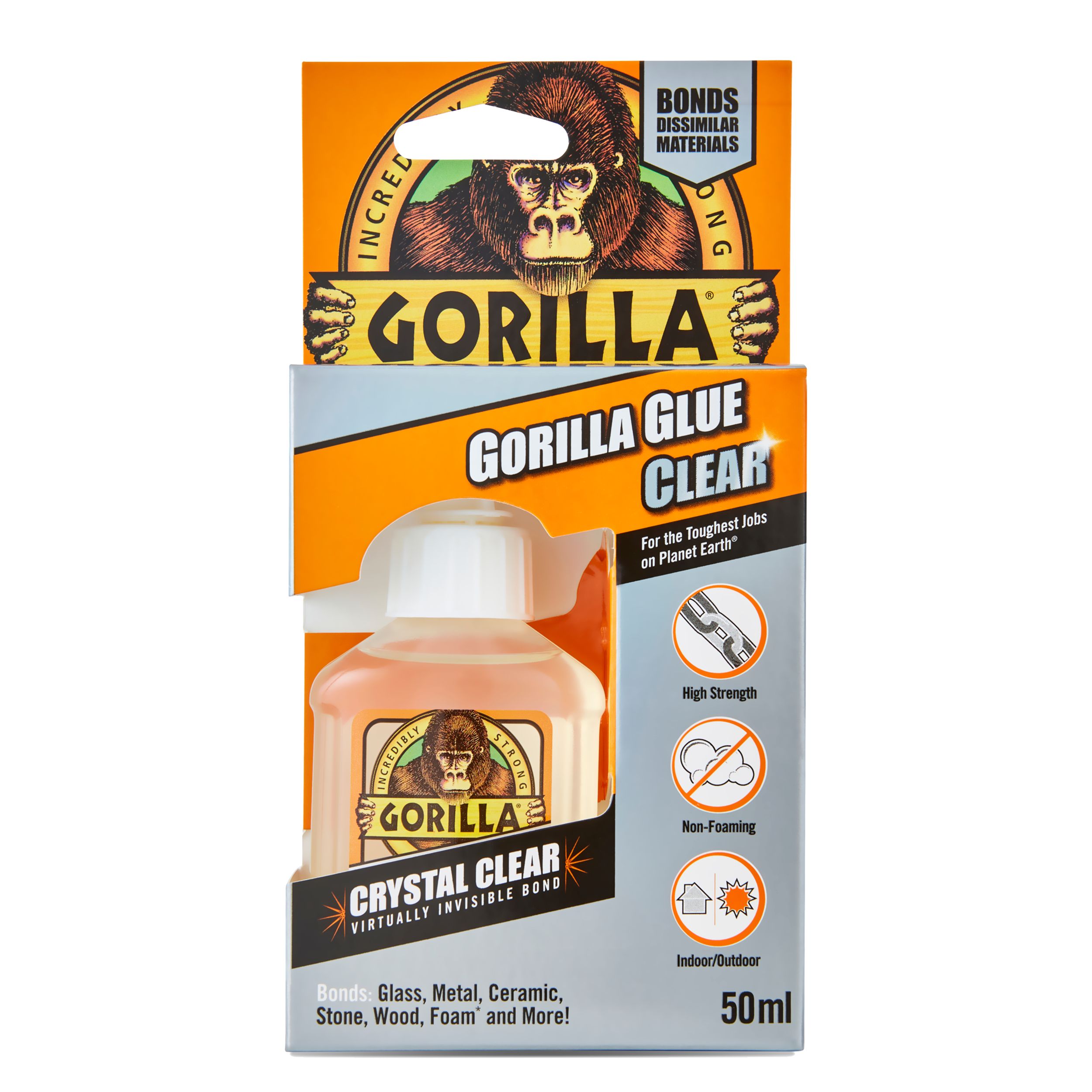 Gorilla Clear Liquid Glue, 50ml | DIY At B&Q