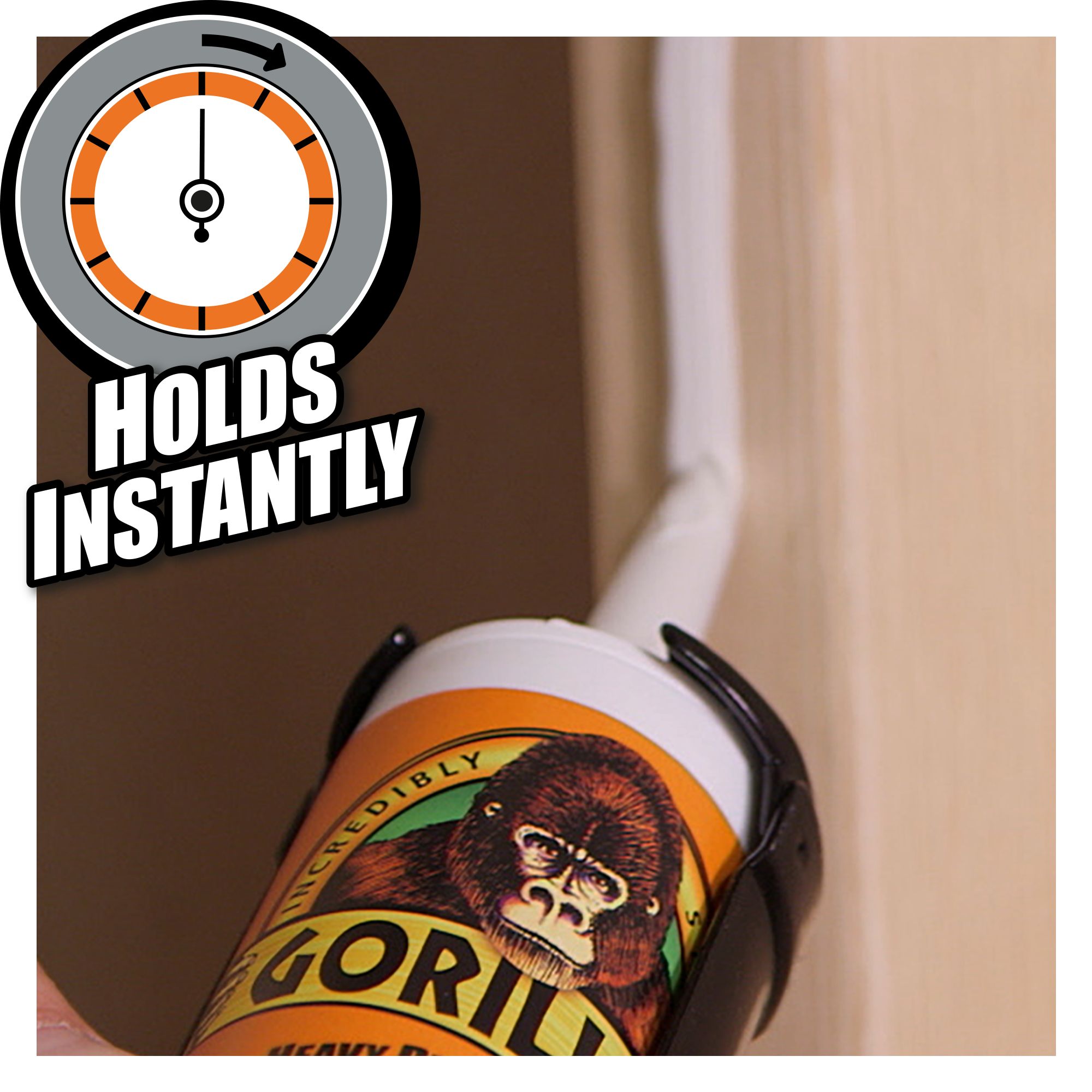 Gorilla Clear Waterproof Grab adhesive, Volume 270ml