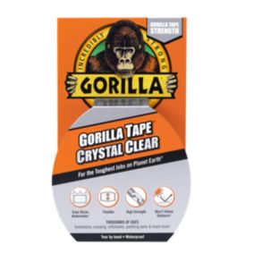 Gorilla Crystal clear Tape (L)8.2m (W)50mm