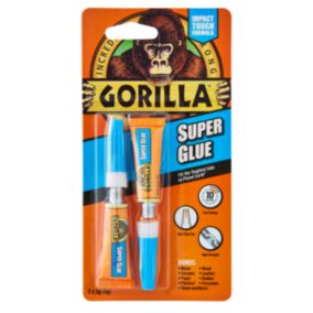 Gorilla Liquid Superglue 3g, Pack of 2