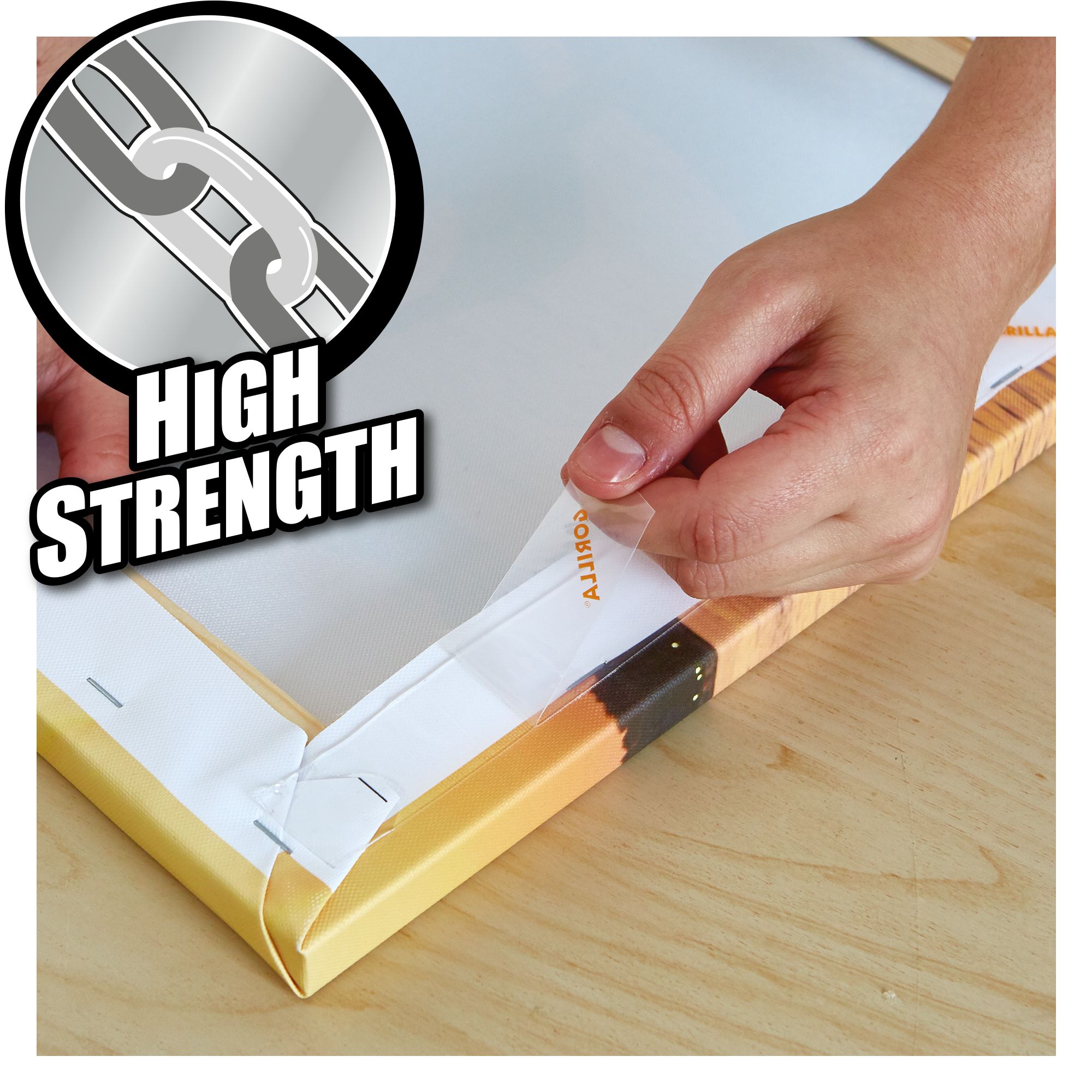 Gorilla Transparent Mounting Tape (L)1.5m (W)25.4mm