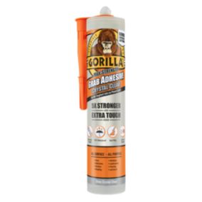 Gorilla Waterproof Clear Grab adhesive 270ml